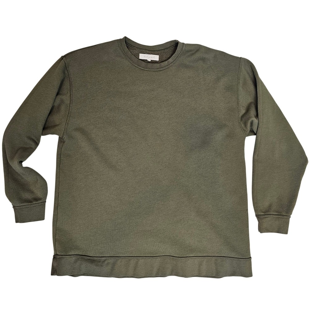 HDYWT Sweatshirt and Jogger Lounge Oversized Cozy Set Olive Green Size Medium - Picture 3 of 15